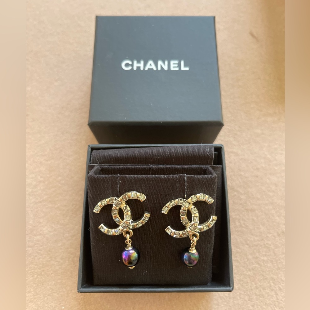 Authentic Chanel Stud Earrings